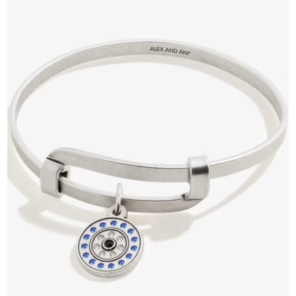 Alex and Ani Motivation Evil Eye Charm Bangle - Picture 1 of 2